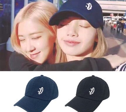 หมวกเบสบอล ลาย Blackpink Lisa แฟชั่นคู่รัก สไตล์เกาหลี สําหรับผู้ชาย และผู้หญิง