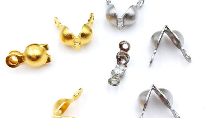 100 ชิ้น / แพ็ค สเตนเลส ลูกปัด หัวเข็มขัด กระเป๋า หัวเข็มขัด DIY อุปกรณ์เครื่องประดับ