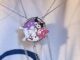 ✨XINYIA✨สร้อยคอแม่เหล็ก Kuromi Melody Cinnamoroll Dog Hello Kitty สไตล์เกาหลี สร้อยคอคู่ พิซซ่า ผู้หญิง 2024
