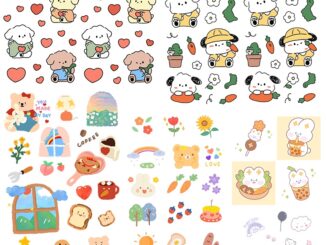 สติกเกอร์ไวนิล ลายการ์ตูนหมี ล้างทําความสะอาดได้ สําหรับติดตกแต่งเสื้อผ้า