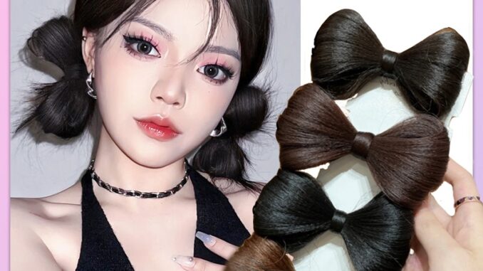 ใหม่โบว์วิกผมกิ๊บติดผมสาวน่ารักวิกผมแฟชั่นกิ๊บอุปกรณ์แต่งหน้า