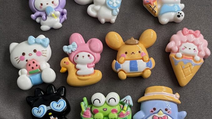 [4 #] Jibbitz Crocs ชุดเครื่องประดับเรซิ่น ลายการ์ตูนสัตว์ แฮนด์เมด diy สําหรับรองเท้า กิ๊บติดผม โทรศัพท์ FN