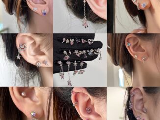 Roselife ขายดี ต่างหูสตั๊ด เงิน S925 รูปหัวใจ หมี คริสตัล สีฟ้า สีชมพู สไตล์เกาหลี เครื่องประดับ สําหรับผู้หญิง 1 ชิ้น
