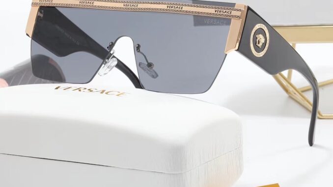 ใหม่ Hermes แว่นตากันแดด เลนส์วันพีช กรอบขนาดใหญ่ กันลม หรูหรา สําหรับผู้ชาย และผู้หญิง
