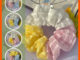แฮนเมด   ไซส์ L  ยางรัดผมรุ่นหวานเย็น - Ice cream Donut scrunchies