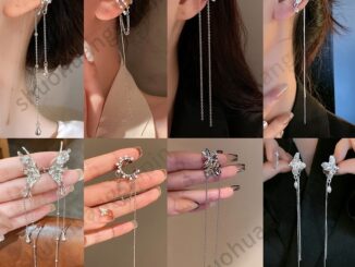ต่างหูระย้า ประดับพู่ยาว หรูหรา แฟชั่นสไตล์เกาหลี ญี่ปุ่น