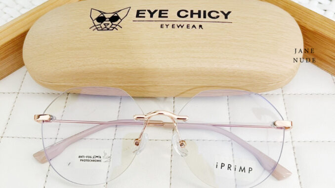 แว่นไร้กรอบ Rimless กรองแสงบลูบล็อก+ออโต้ กรองแสงสีฟ้า หน้าจอ (Blueblock+Auto) รุ่น F4317 EYECHICY ออกแดดเลนส์เปลี่ยนสี