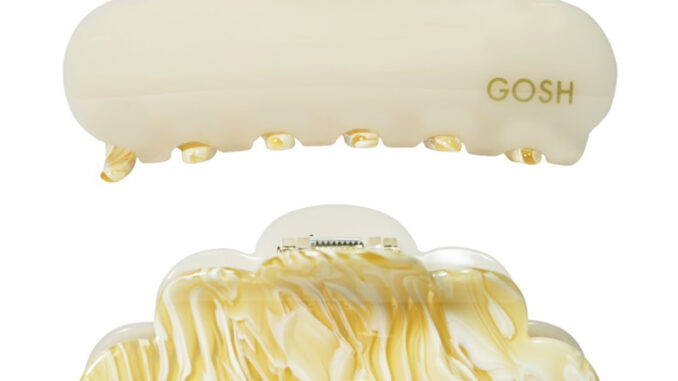 Saturn - GOSH two-tone hair claw (Solar System Collection)