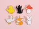 การ์ตูนสัตว์ เป็ด กระต่าย สุนัขจิ้งจอก เคลือบ Pins น่ารัก สัตว์ แมว เข็มกลัด เครื่องประดับ ของขวัญสําหรับเด็ก เพื่อนสนิท
