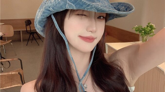 หมวกบักเก็ตยีน ขนาดใหญ่ สไตล์ญี่ปุ่น เรโทร เหมาะกับชาวประมง สําหรับผู้หญิง