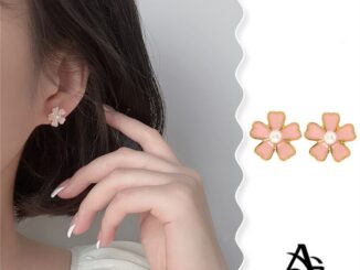 A HELLO GIRL ใหม่ ต่างหู รูปดอกซากุระ สีชมพู เรียบง่าย แฟชั่นฤดูใบไม้ผลิ และฤดูร้อน สําหรับเด็กผู้หญิง