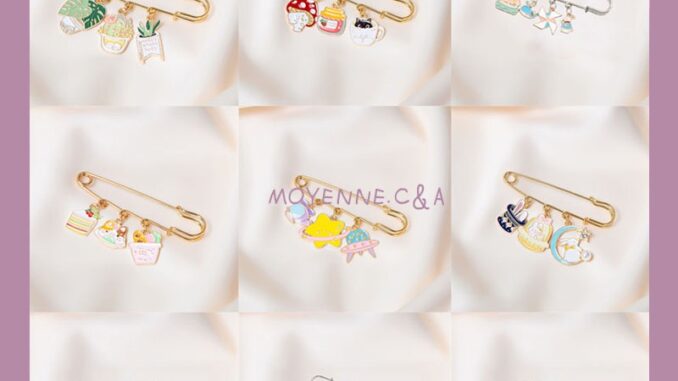 [พร้อมส่งจากไทย]เข็มกลัด