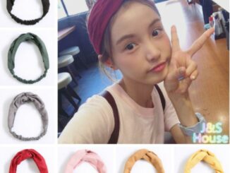 F004 ที่คาดผม หนังกลับ ไขว้ สีพื้น สไตล์เกาหลี เครื่องประดับ สําหรับผู้หญิง