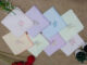 ผ้าเช็ดหน้าผืนเล็ก คละสี ปักลายดอกไม้ ผ้าเช็ดหน้าเนื้อ cotton 100%