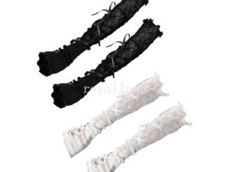 ถุงมือบัลเล่ต์ แบบยาว ไม่มีนิ้ว สีขาว สไตล์โลลิต้า สําหรับเจ้าสาว งานแต่งงาน