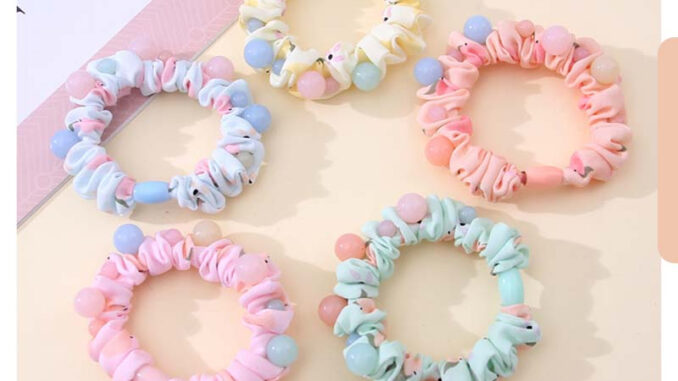 พร้อมส่ง : ยางรัดผม มัดผม ผูกผม สีพาสเทล 5 สี มีความยืดหยุ่น สวยหรูดูดี