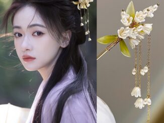 ใหม่ กิ๊บติดผม ประดับพู่ ไข่มุก ลิลลี่แห่งวัลเลย์ สไตล์โบราณ หรูหรา แฟชั่นสําหรับผู้หญิง