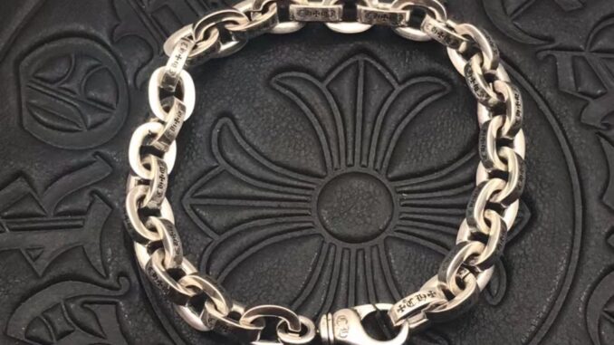 Chrome HEARTS สร้อยข้อมือเงินสเตอร์ลิง 925 ลายตัวอักษร สไตล์พังก์ร็อค วินเทจ เครื่องประดับ สําหรับงานปาร์ตี้