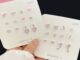 [HopeU] ต่างหูสตั๊ด ประดับเพทาย คริสตัล รูปหัวใจน่ารัก สีชมพู สไตล์เกาหลี 1 ชุด