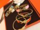 เครื่องประดับ สร้อยข้อมือ เหล็กไทเทเนียม ชุบสเตนเลส 18K หลากสี 19 มม.