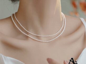 A HELLO GIRL ใหม่ สร้อยคอโซ่ ประดับมุกธรรมชาติ หรูหรา สําหรับผู้หญิง 2023