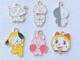 จี้สร้อยคอ สร้อยข้อมือ ต่างหู โลหะผสม ลายการ์ตูน DIY 4 ชิ้น