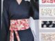 obi - kimono โอบิกิโมโน เซ็ต3 ผ้าคาดเอวญี่ปุ่น/ผ้าคาดเอวสไตล์ชาวฮั่น