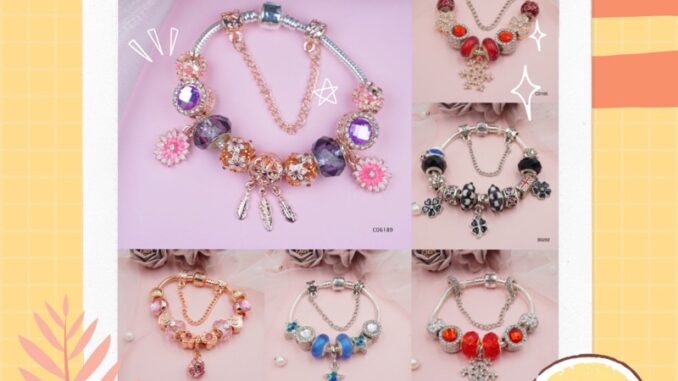 SALE  พร้อมส่ง   งานดี ราคาส่ง กำไลDIY ถอดเปลี่ยนชาร์มได้ มี 40 แบบ พร้อมส่ง!
