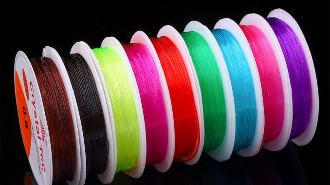 สายเชือก สีพื้น แบบยืดหยุ่น สําหรับทําเครื่องประดับ ขนาด 0.6 - 1 มม. สายเชือก สีพื้น แบบยืดหยุ่น สําหรับทําเครื่องประดับ ขนาด 0.6 - 1 มม.