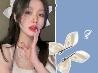 A Korean-style bow clip