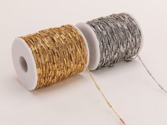 สายโซ่สเตนเลส ชุบไฟฟ้า แบบแบน ยาว 5 เมตร ต่อแพ็ค สําหรับทําเครื่องประดับ DIY
