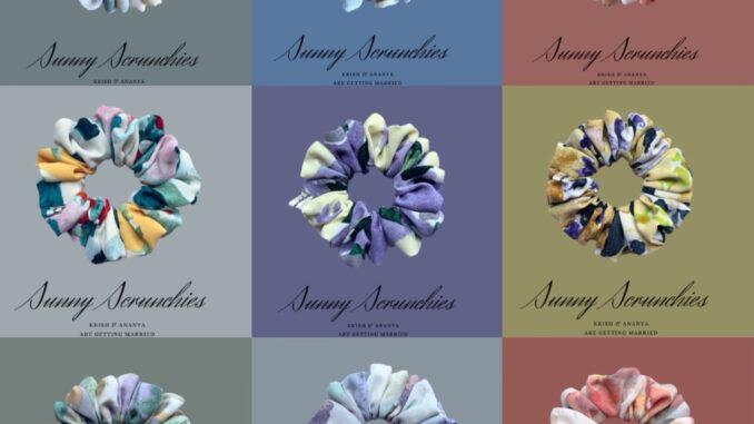 ยางรัดผม Sunny Scrunchies ยางรัดผมโดนัท nature collection  ไม่กินผม ไม่ตึงเกินไป พร้อมส่ง