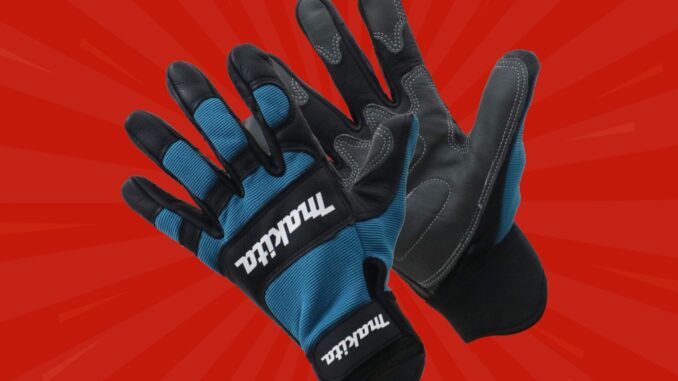 MAKITA ถุงมือสั้นสีน้ำเงิน-ดำ|คู่|TTR Store