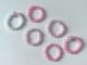 แหวนลูกปัดโทนสีชมพู | pink bead ring