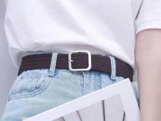[พร้อมส่ง] เข็มขัดหัวสี่เหลี่ยม เข็มขัดยืดได้M932