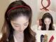 [Magpie] ที่คาดศีรษะ กันลื่น สีพื้น สําหรับเด็กผู้หญิง