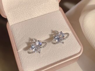 Jupiter heart silver - morning.earrings