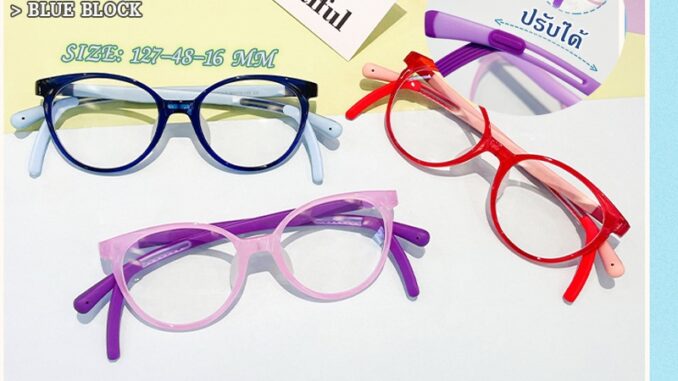 [Ueyes] แว่นตาสายตาสั้น 1.56 HD (-25 ถึง -500) พร้อมฟิลเตอร์ป้องกันแสงสีฟ้า TR90 กรอบซิลิโคน น้ําหนักเบา สําหรับเด็ก