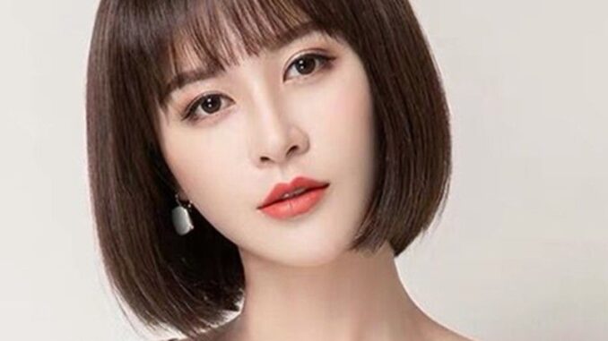 วิกผมสั้นตรง แบบเต็มหน้าม้า เหมือนจริง สไตล์ใหม่ แฟชั่นสําหรับผู้หญิง 2022 วิกผมสั้นตรง แบบเต็มหน้าม้า เหมือนจริง สไตล์ใหม่ แฟชั่นสําหรับผู้หญิง 2022