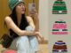 หมวก ผ้าวูลถัก ลายทาง ให้ความอบอุ่น เข้ากับทุกการแต่งกาย แฟชั่นฤดูใบไม้ร่วง และฤดูหนาว สไตล์เกาหลี สําหรับผู้ชาย และผู้หญิง