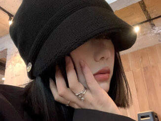 หมวกถักไหมพรม ขนาดใหญ่ เข้ากับทุกการแต่งกาย แฟชั่นฤดูใบไม้ร่วง และฤดูหนาว สไตล์เกาหลี และญี่ปุ่น สําหรับผู้หญิง