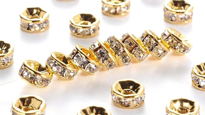ลูกปัดคริสตัล พลอยเทียม 6 8 มม. สําหรับทําเครื่องประดับ DIY 100 ชิ้น