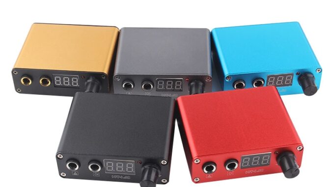เครื่องสักไฟฟ้า พาวเวอร์ซัพพลาย ขนาดเล็ก แบบพกพา ชาร์จ USB สําหรับสัก