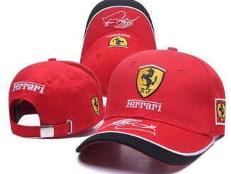 ขายส่ง หมวกแก๊ป ปักลาย Bens F1 Ferrari 3D สําหรับแข่งรถ เล่นกีฬา กลางแจ้ง