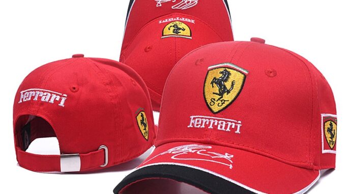 ขายส่ง หมวกแก๊ป ปักลาย Bens F1 Ferrari 3D สําหรับแข่งรถ เล่นกีฬา กลางแจ้ง