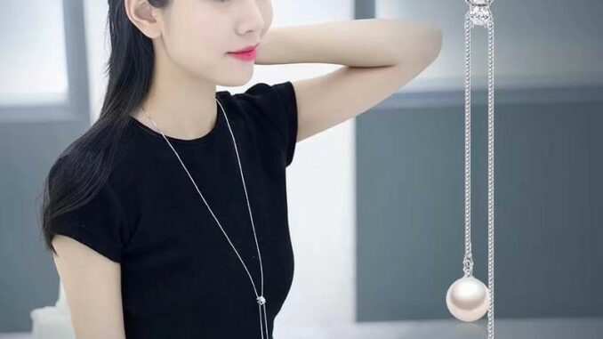 สร้อยคอยาว เรียบง่าย เครื่องประดับมุกจําลอง สร้อยคอพู่ และจี้ Bijoux Femme โซ่ 2020 ของขวัญสําหรับผู้หญิง สร้อยคอยาว เรียบง่าย เครื่องประดับมุกจําลอง สร้อยคอพู่ และจี้ Bijoux Femme โซ่ 2020 ของขวัญสําหรับผู้หญิง