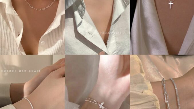 เครื่องประดับ สร้อยคอโชคเกอร์ สร้อยข้อมือเงิน Y2K จี้ผีเสื้อ ประดับคริสตัล เรียบง่าย แฟชั่นคู่รัก สําหรับผู้หญิง