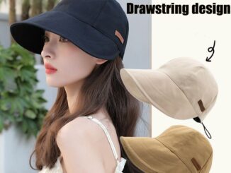 หมวกปีกกว้าง ผ้าฝ้าย ป้องกันรังสียูวี สามารถปรับได้ เหมาะกับเดินชายหาดกลางแจ้ง แฟชั่นฤดูร้อน สําหรับตกปลา