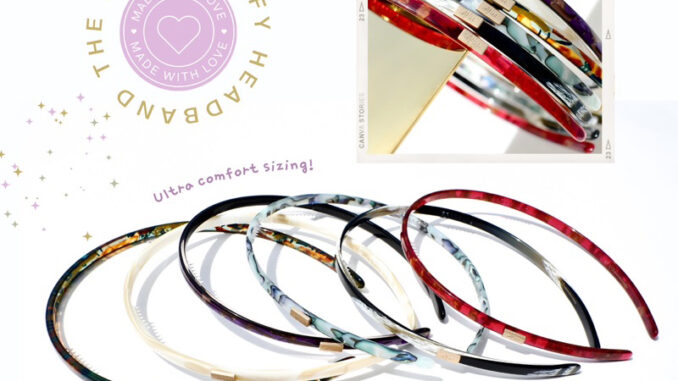 ที่คาดผมฝรั่งเศส แอทลิซ Atlizsilk French headband made in France