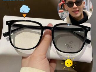 แว่นสายตาสั้น เลนส์อัตโนมัติ (สั้น-100 ถึง-600) + UV400 ภายใต้แสงแดด เปลี่ยนสีได้หลายรหัส แว่นตาแฟชั่น กรอบสีดํา แว่นตาผู้ชาย ผู้หญิง แว่นตากันแดด บล็อกอัลตราไวโอเลต